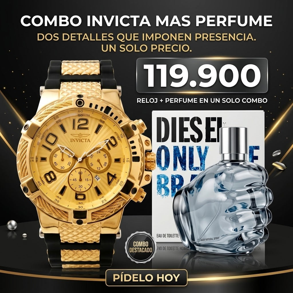 COMBO RELOJ MAS PERFUME